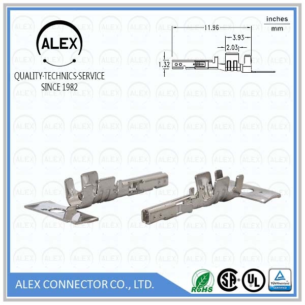 Power Female Crimp Terminal / .118"(3.00mm) PCIe Wire-to-Board Connectos